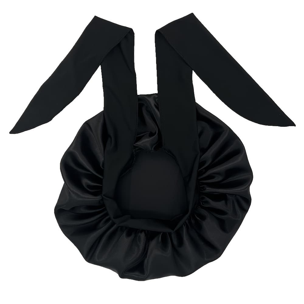 Satin Bonnet Silky Bonnet With Elastic Tie Band Adjustable Straps Hair Bonnet Jumbo Size For Sleeping Satin Bonnet Stretchy Tie Band For Women Long Curly Braid Hair