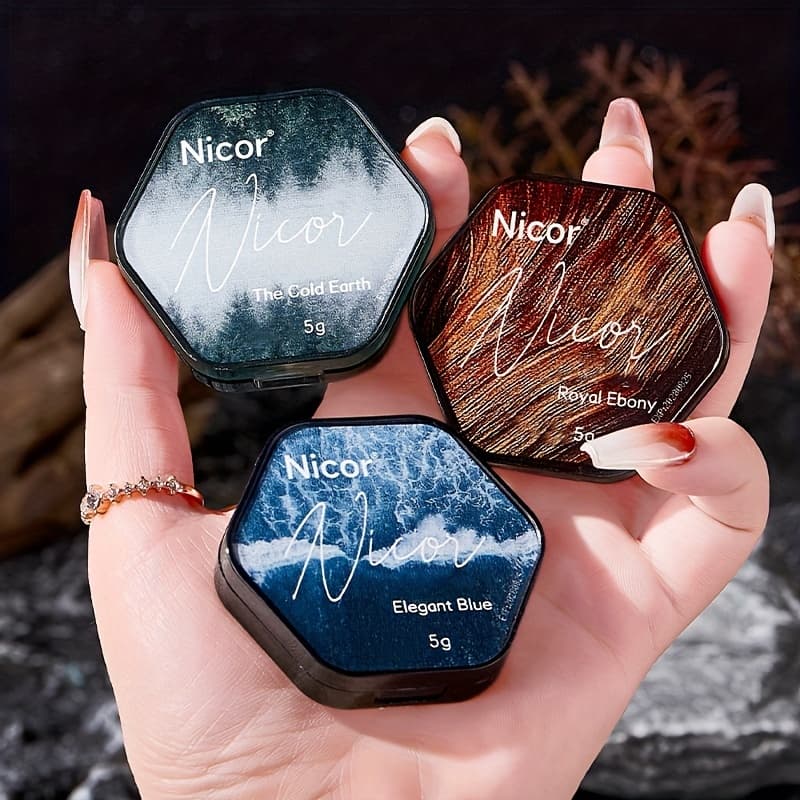 1/3pcs Men's Solid Perfume Stick - Long-Lasting Herbal & Woody Fragrance Balm with Plant Squalane, Moisturizing & Alcohol-Free, Travel-Friendly for Dating & Daily Use - Ideal Gift for Boyfriends with Plant Squalane