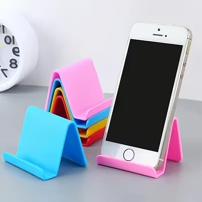 2-in-1 Desktop Mobile Phone Stand: Smartphone Holder With 2.36*1.96inch 6*5cm Space For Your Phone! Creative Mobile Phone Stand Bedside Desktop Field Watching Movies Mobile Phone Seat Watching TV Tablet Computer Stand Mobile Phone Stand