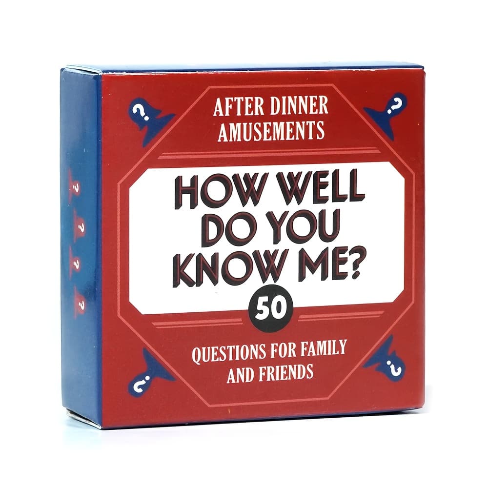 How Well Do You Konw Me - 50 Flirty Questions and Conversations for Couples - Holiday Party Card Games - Mini Cards Portable Outdoor Entertainment Ideas