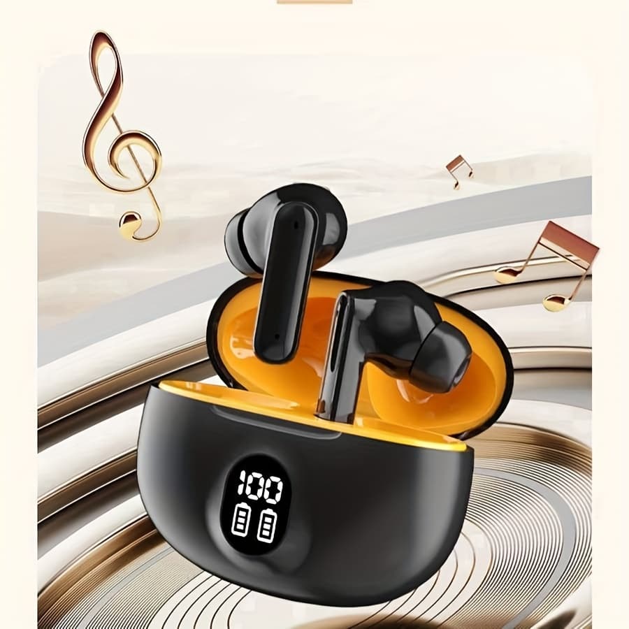 Hot Item, Available in Three Colors: LED Digital Battery Display Wireless Earbuds with Long Battery Life, Stylish And Lightweight, Comfortable In-Ear Design, Compatible with Multiple Devices, Perfect for Daily Use, Work, Study, And Sports, Recommended for Personal Use Or As a Gift!