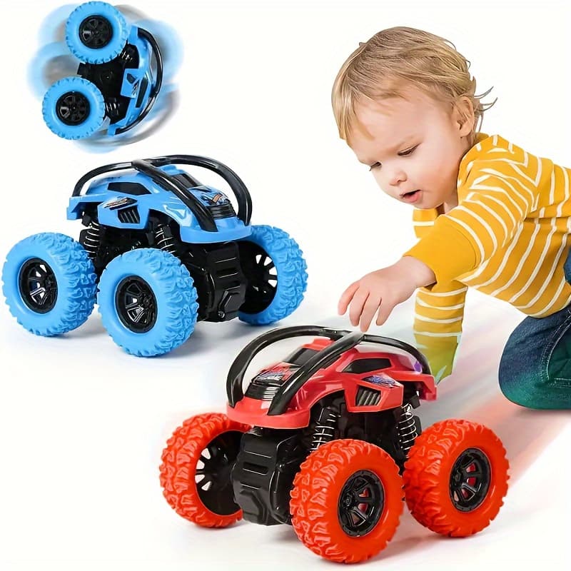 Monster Truck Toy Set Mixed Color, Manual Operation, No Batteries Required, Plastic Material, No Feathers, for Boys and Girls Aged 3+, Party Games & Activities
